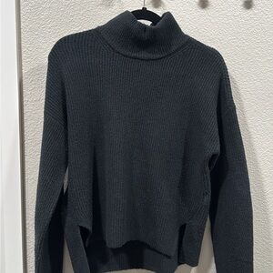 Abercrombie & Fitch Charcoal Turtleneck Sweater